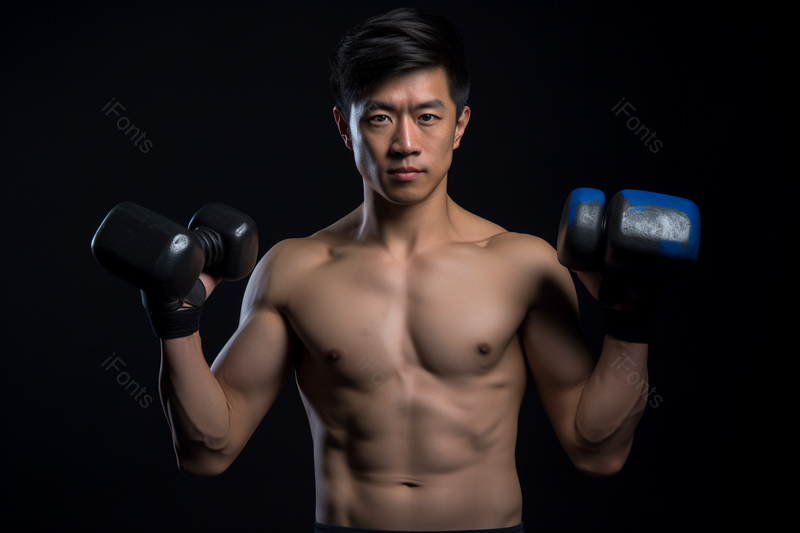 运动男性肌肉哑铃身材展示,高清,摄影图,摄影图片,图片大全,摄影图免费下载